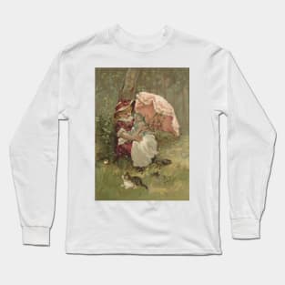 Girl with dolls Long Sleeve T-Shirt